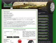 Tablet Screenshot of gumiwebshop.hu